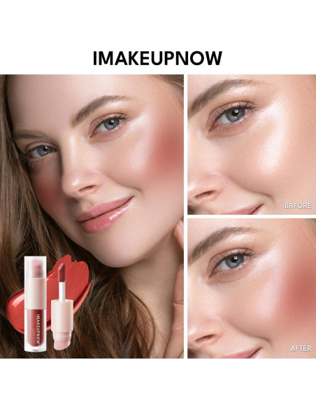 Bastón de Rubor Líquido IMAKEUPNOW 4.4 ml Acabado Mate