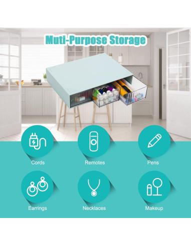 Caja Organizadora de Cables Wiwaplex con 3 Cajones Plástico