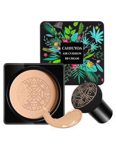 Base de Maquillaje CC Cream CAHIUYOA 30 ml Natural con Esponja