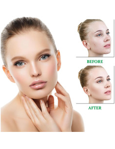 Base de Maquillaje CC Cream CAHIUYOA 30 ml Natural con Esponja 2