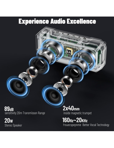 Altavoz Inalámbrico Shellhome SP-003 Bluetooth 30H Negro