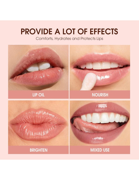 Aceite de Labios Voluminizador Mrettick 4 Sabores Hidratante