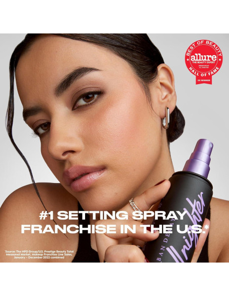 Base Mate Natural Urban Decay 13 Claro Medio Frío + Spray Fijador All Nighter 118 ml