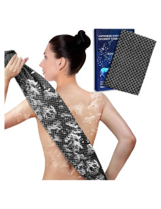 Toalla Exfoliante Corporal Adanluxe con Iones de Plata 110 cm