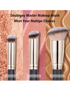 Set de Brochas de Maquillaje Daubigny Pro Master - 3 Piezas 2