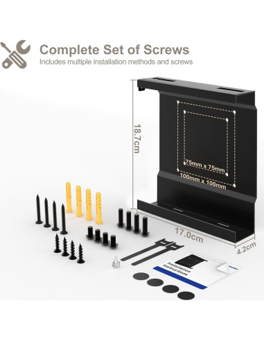 Soporte Mini PC Dell OptiPlex MFF Montaje VESA y Pared