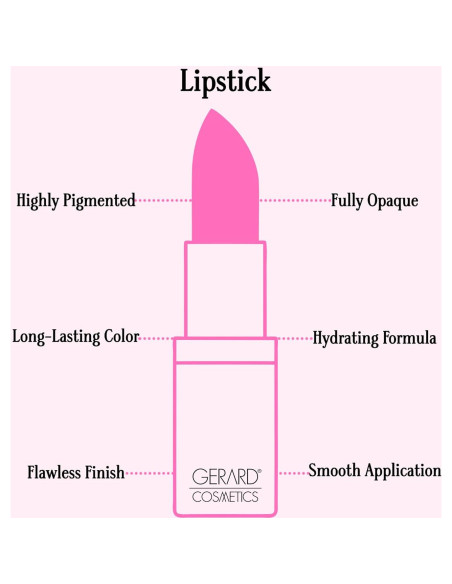 Barra de Labios Gerard Cosmetics Buttercup 3.97g - Rosa Nude Satinado