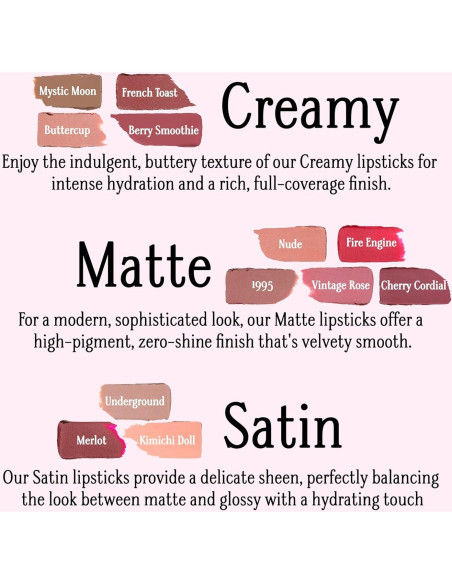 Barra de Labios Gerard Cosmetics Buttercup 3.97g - Rosa Nude Satinado