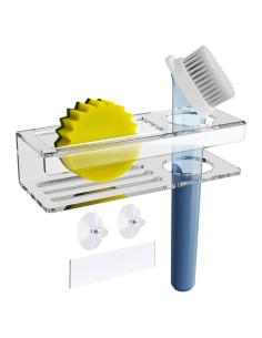 Soporte de Esponja de Acrílico NiHome para Fregadero de Cocina