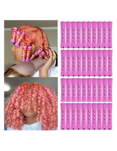 Juego de 40 Varillas de Perm para Cabello Natural - Meigick