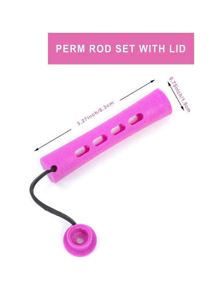 Juego de 40 Varillas de Perm para Cabello Natural - Meigick