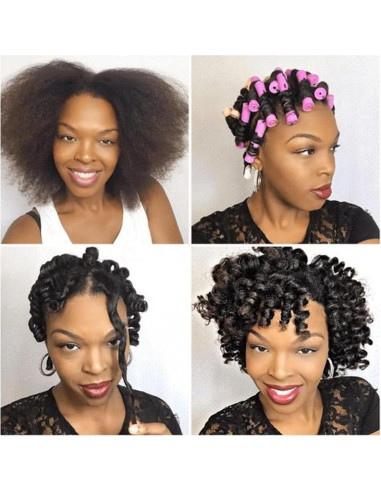 Juego de 40 Varillas de Perm para Cabello Natural - Meigick