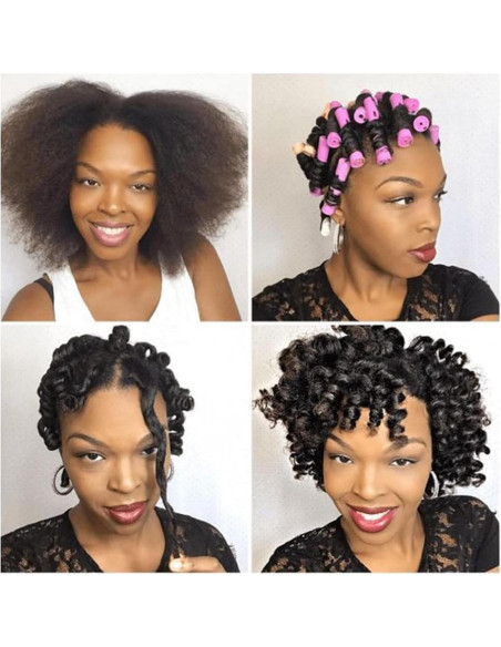 Juego de 40 Varillas de Perm para Cabello Natural - Meigick