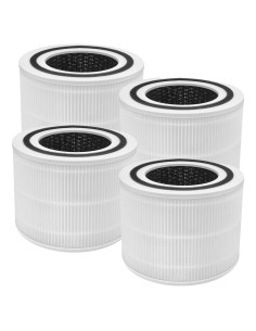 Paquete de 4 Filtros HEPA H13 3-en-1 para Purificador Levoit
