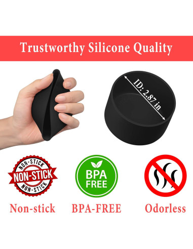 Bota de Silicona KTKUDY para Vasos Stanley y Hydro Flask - Set de 2