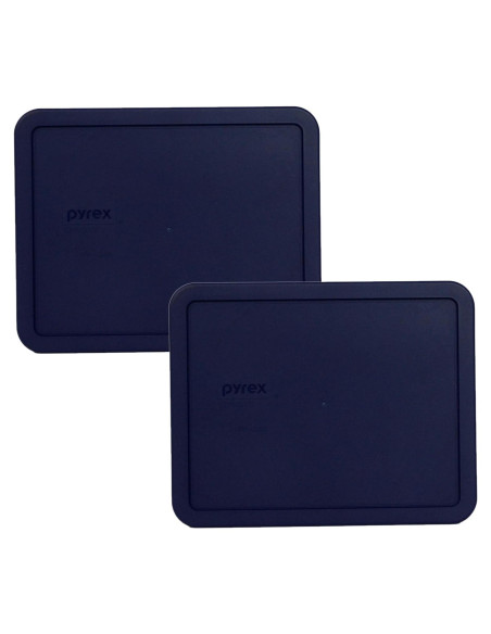 Paquete de 2 Tapas de Plástico Azul Pyrex 7212-PC 11 Tazas