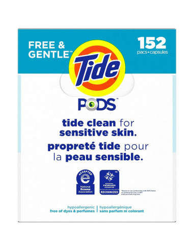 Detergente Líquido Tide PODS Libre y Suave 152 Cápsulas 3.93 kg