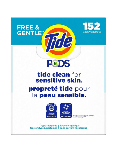 Detergente Líquido Tide PODS Libre y Suave 152 Cápsulas 3.93 kg