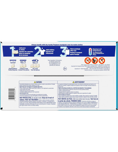 Detergente Líquido Tide PODS Libre y Suave 152 Cápsulas 3.93 kg