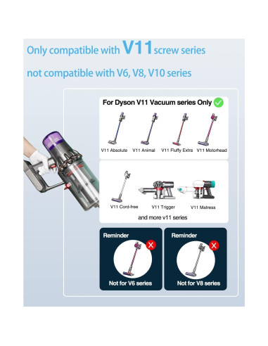 Batería Reemplazo DTK SV14 V11 6000mAh 25.2V para Dyson