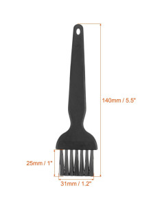 Cepillo Antiestático ESD uxcell 2 Pcs Nylon 140mm para Limpieza 2