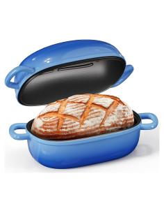 Horno Holandés de Hierro Fundido Matscover 2.5QT Azul