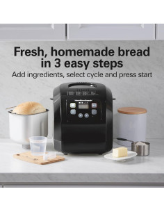 Máquina de Pan Hamilton Beach 2 kg Digital 12 Programas 2