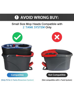 Cabezas de Repuesto para Mopas Tidy Monster - 3 Piezas Microfibra 2