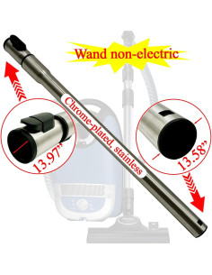 Varilla de extensión acero inoxidable GHAMADE para Miele C1 C2 C3 2