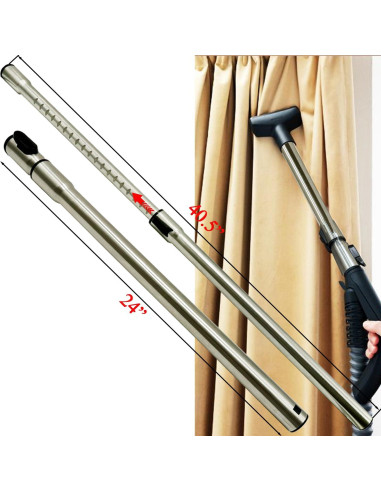 Varilla de extensión acero inoxidable GHAMADE para Miele C1 C2 C3