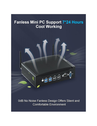 Mini PC Industrial Baieyu Core i5-8260U 16GB RAM 512GB SSD