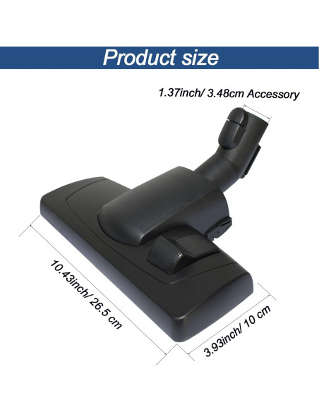 Varilla de extensión acero inoxidable GHAMADE para Miele C1 C2 C3