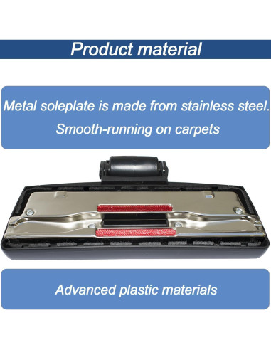 Varilla de extensión acero inoxidable GHAMADE para Miele C1 C2 C3