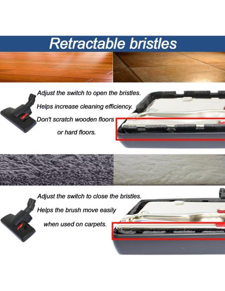 Varilla de extensión acero inoxidable GHAMADE para Miele C1 C2 C3