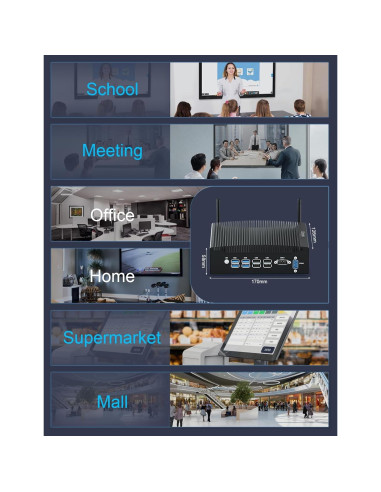 Mini PC Industrial Baieyu Core i5-8260U 16GB RAM 512GB SSD