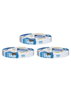 Cinta de enmascarar 3M Scotch-Blue 2090 54.86 m x 1.905 cm - Paquete de 3