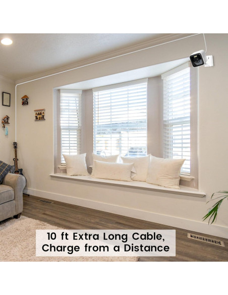 Paquete de 3 Cables de 3 m para Cámara WYZE Cam Pan V3 Paquete de 3 Cables de 3 m para Cámara WYZE Cam Pan V3