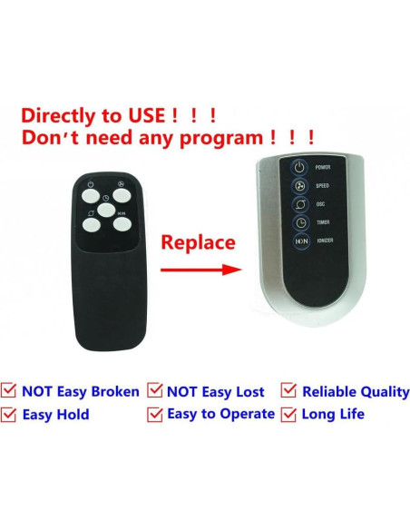 Control Remoto HCDZ para Ventilador de Torre Lasko U35115 U35120 Control Remoto HCDZ para Ventilador de Torre Lasko U35115 U35120