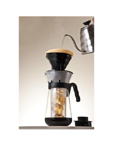 Cafetera Hario V60 Fretta 700ml Manual Negra para Café Frío