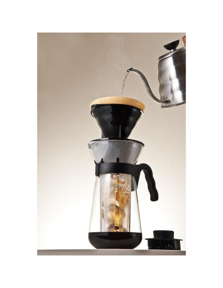 Cafetera Hario V60 Fretta 700ml Manual Negra para Café Frío