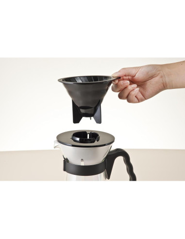 Cafetera Hario V60 Fretta 700ml Manual Negra para Café Frío