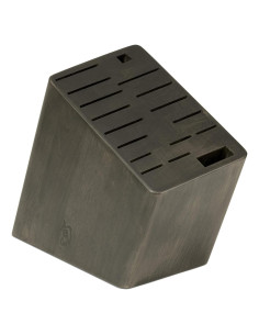 Bloque de cuchillos Shun de madera para 17 piezas - Soporte elegante