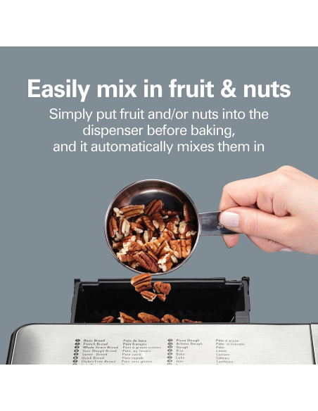 Máquina de Pan Hamilton Beach 29890 2 lb Acero Inoxidable