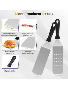 Kit de Accesorios para Plancha Joyfair 18 Piezas BBQ 2