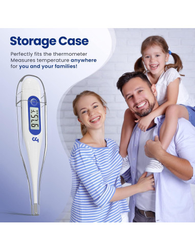 Termómetro Digital Femometer para Adultos y Niños - Azul