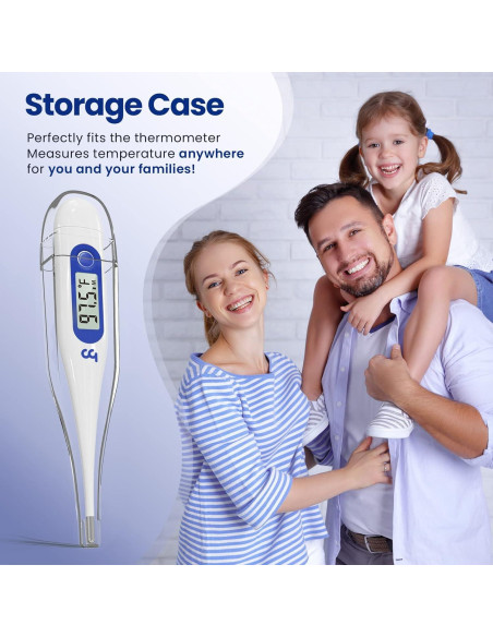 Termómetro Digital Femometer para Adultos y Niños - Azul