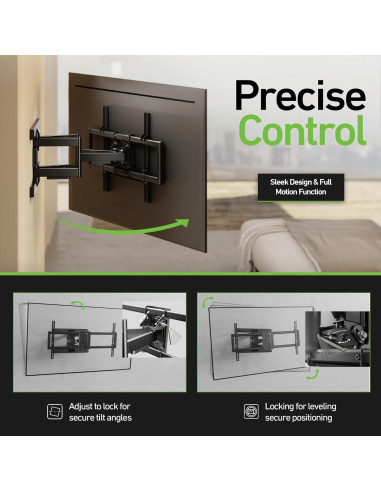 Soporte de Pared Articulado Stellar Mounts para TV 75R635 75"