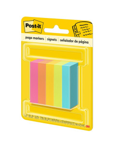 Marcadores de Página Post-it 5 Colores Neón 100 Hojas 1.27x5.08cm 2