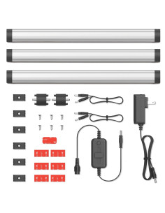 GETINLIGHT Luz LED 30.48 cm para Cocina, Paquete de 3, 660 Lúmenes