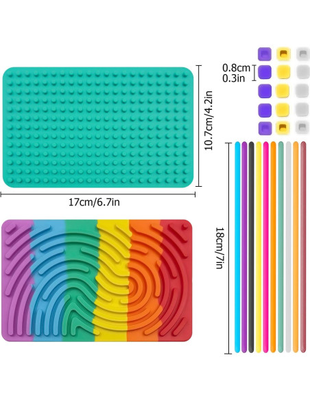 Tablero Sensorial Calmante ZSFLZS - Juguete para Niños 0.5 kg